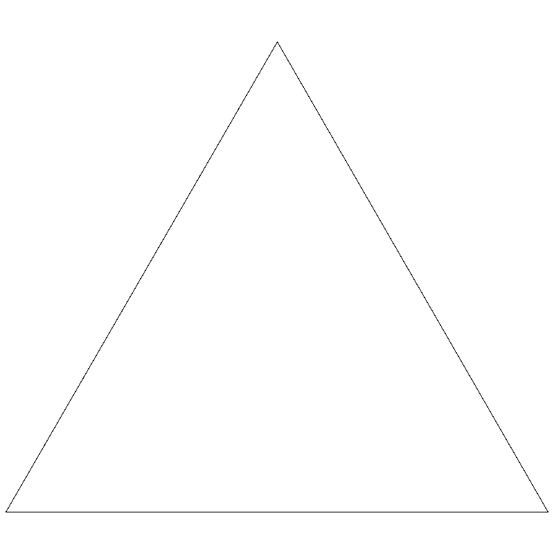 Our recursive pattern with 0 levels drawn