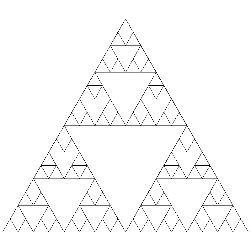 Our recursive pattern with 4 levels drawn