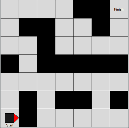 simple maze grid image