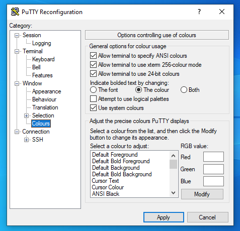 putty color option 3