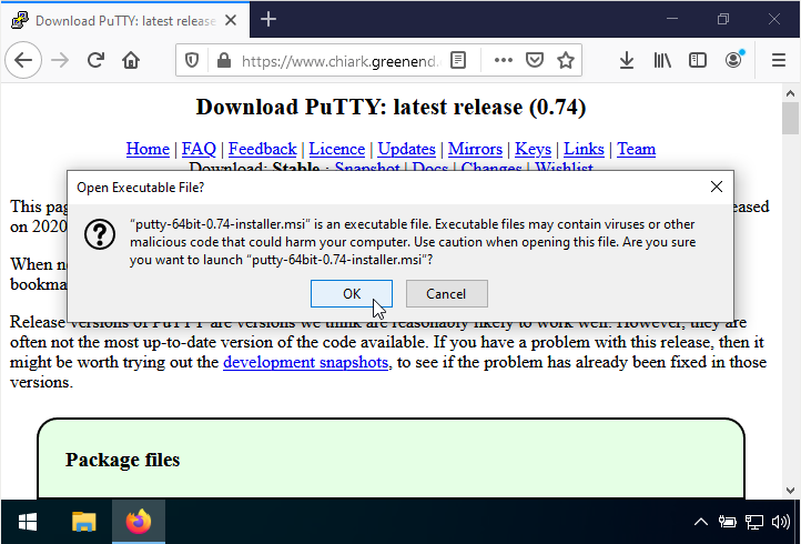 putty installer