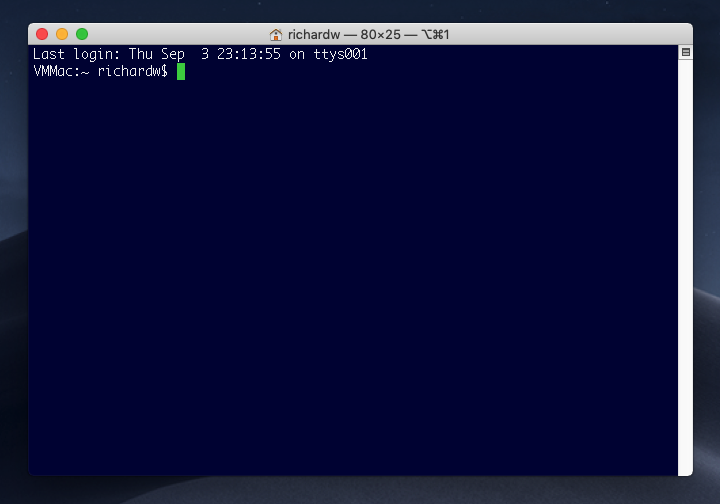 mac terminal