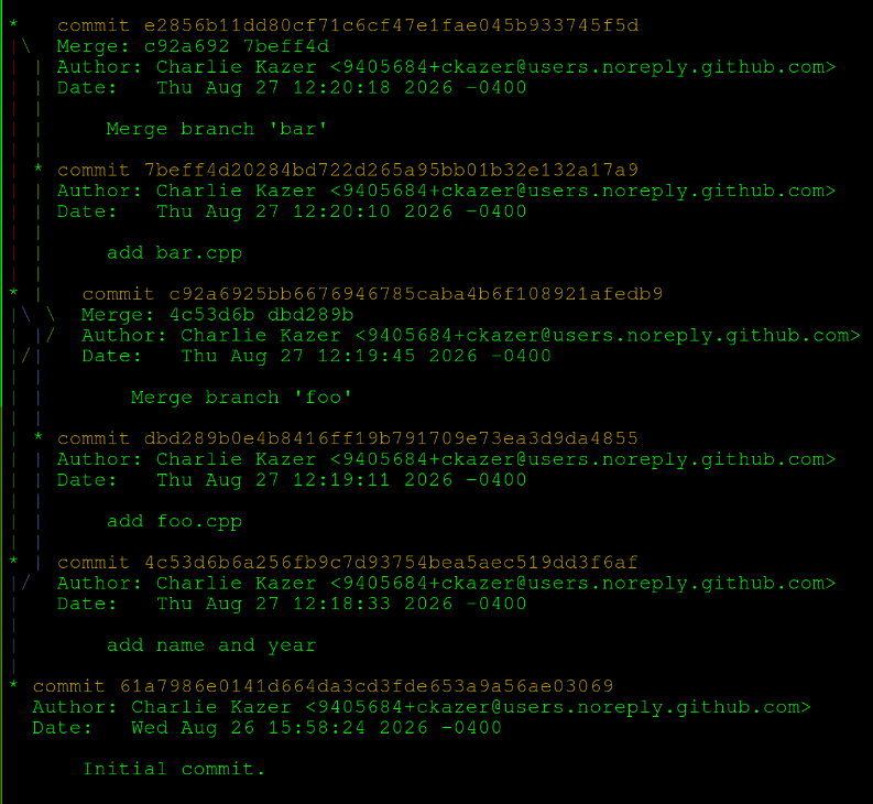 git pretty log