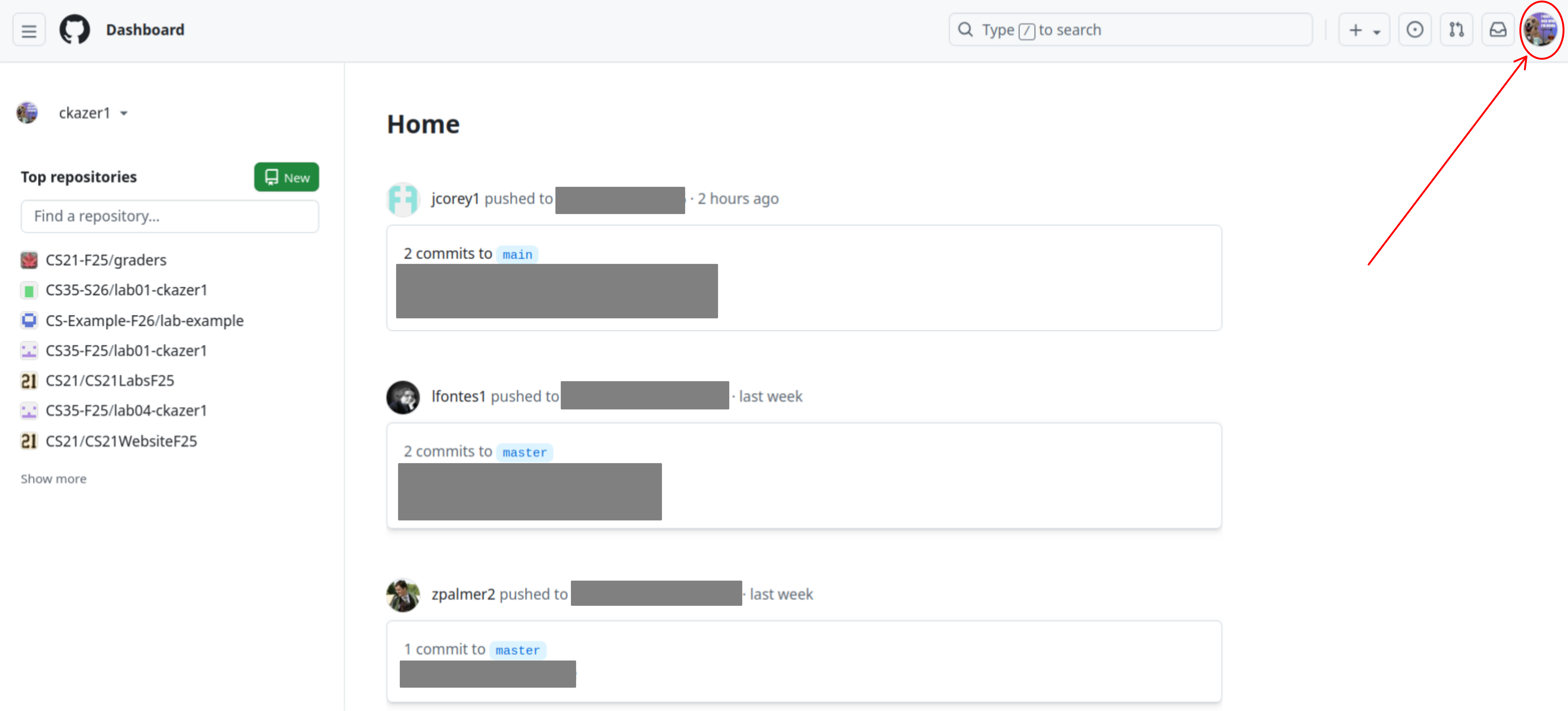 GitHub splash screen