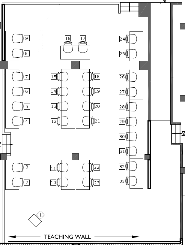 Computer Lab Map