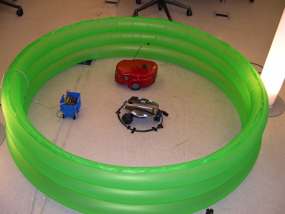 robot experiment setup
