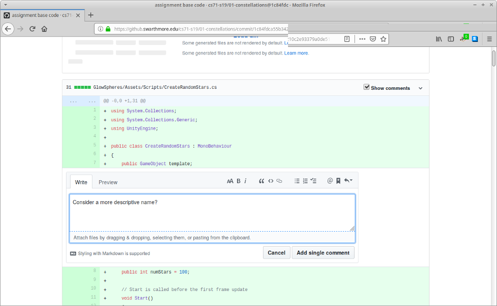 Github Code Discussion Tools