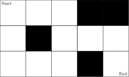 grid-based maze