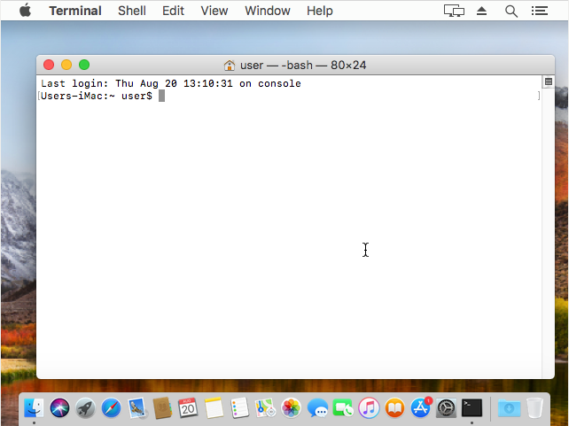 mac terminal